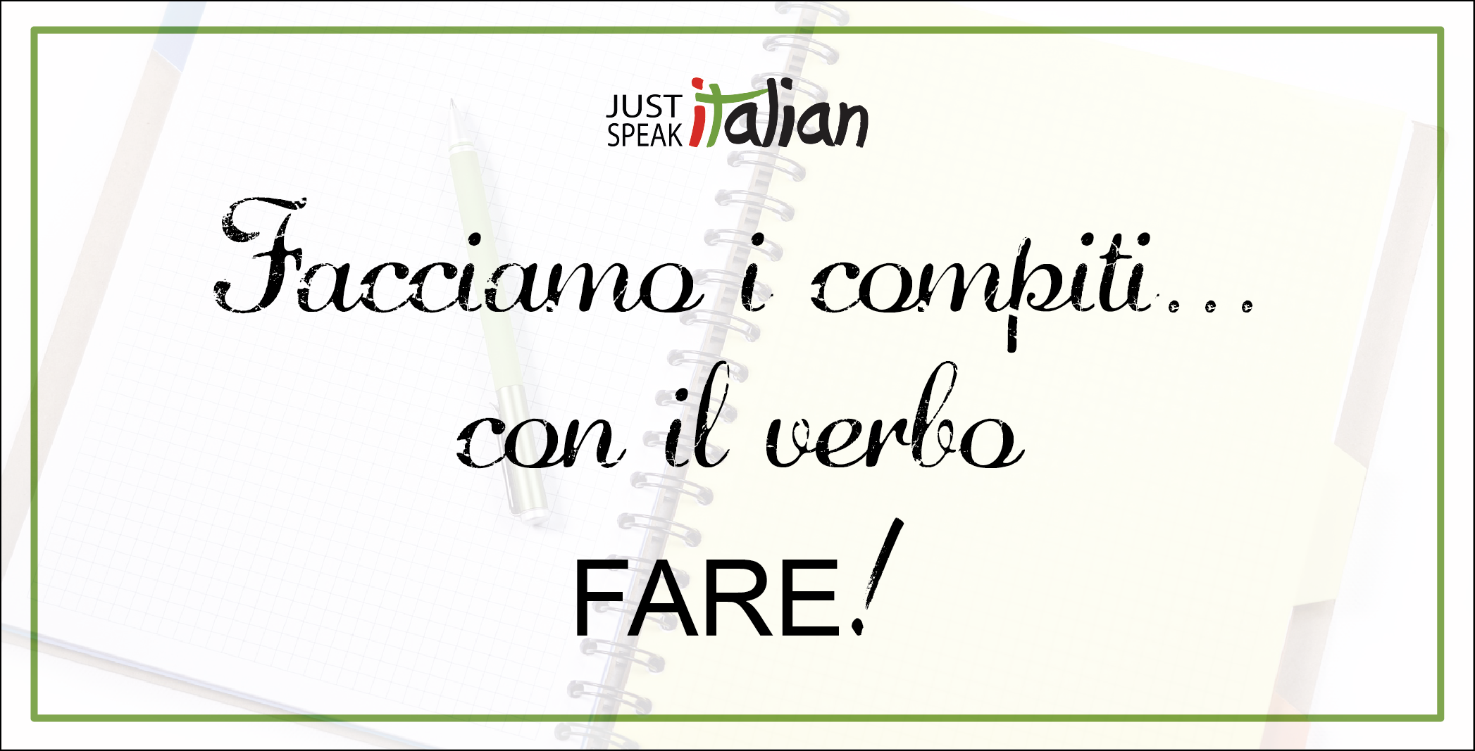 The Italian Verb Fare And Its Many Meanings 